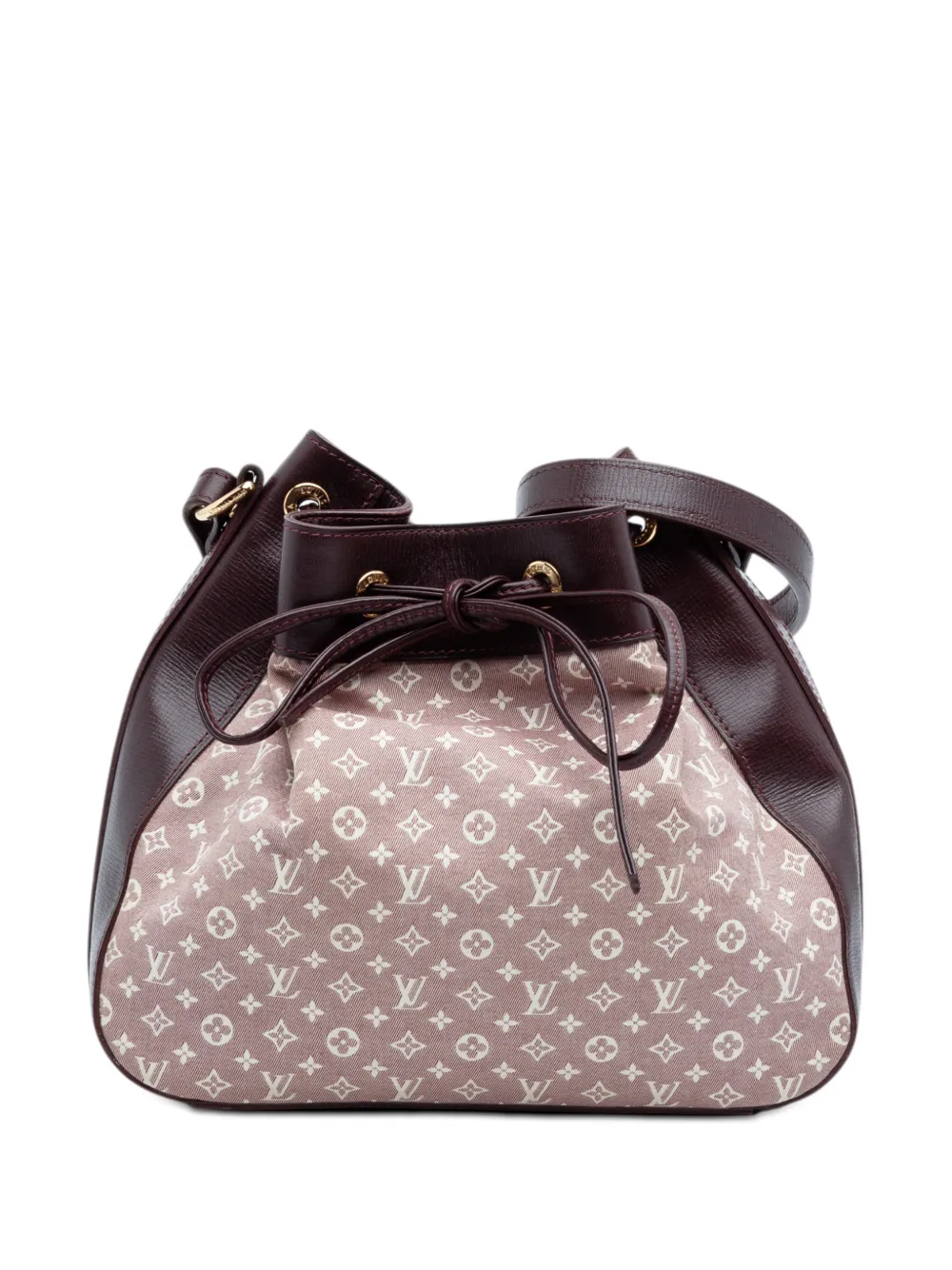 Louis Vuitton Pre-Owned 2012 Monogram Mini Lin Idylle Noe PM bucket bag - Rosso