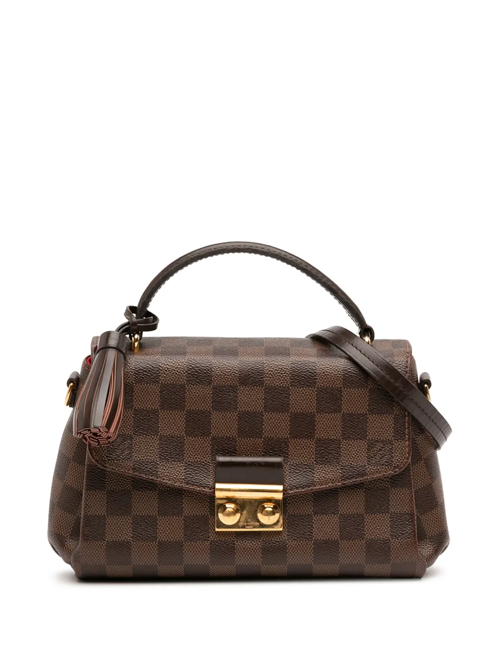 Louis Vuitton Pre-Owned 2018 Damier Ebene Croisette satchel - Marrone