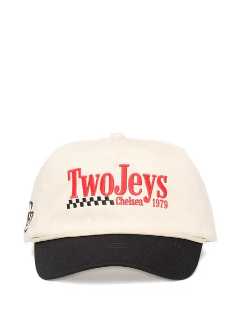 TWOJEYS logo-embroidery baseball cap