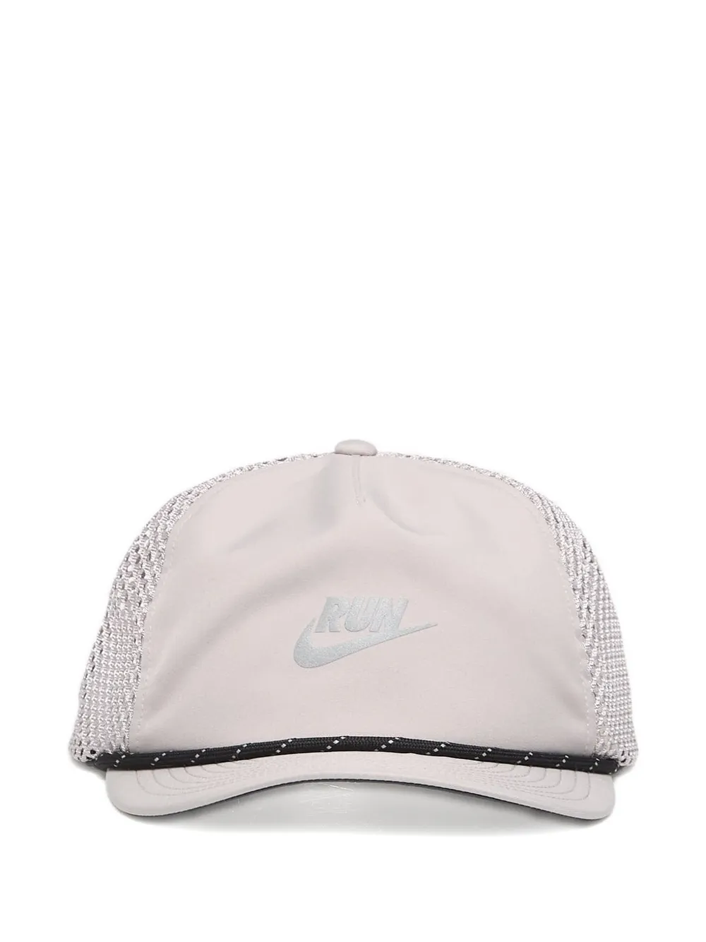 Nike logo-print baseball cap - Grigio