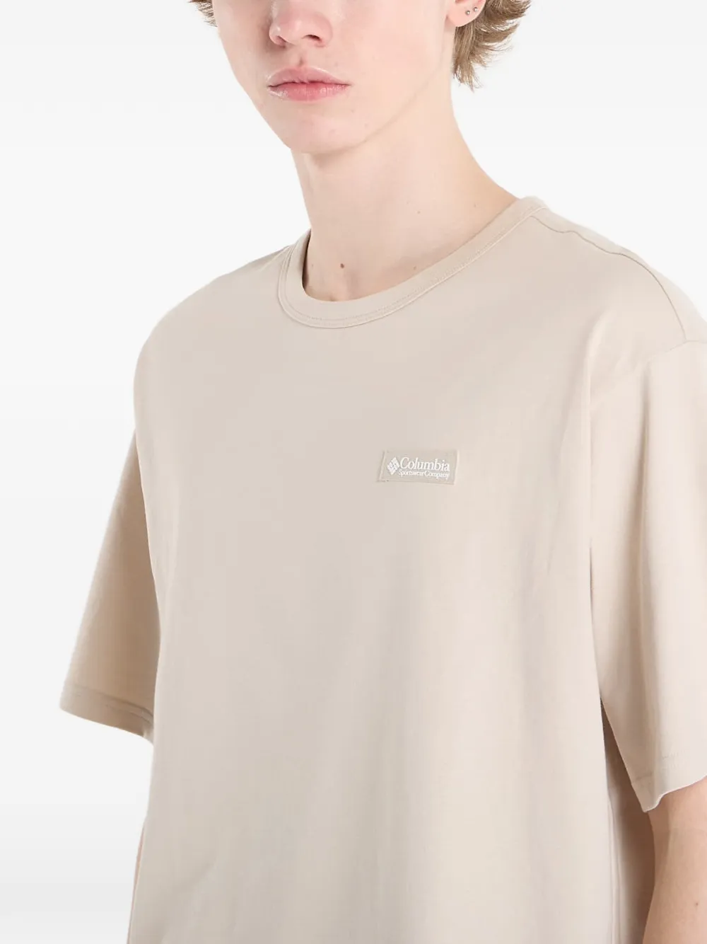 Columbia T-shirt met korte mouwen Beige