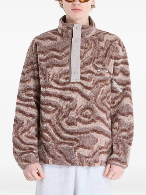 Columbia Helvetia™ half-snap fleece printed sweatshirt