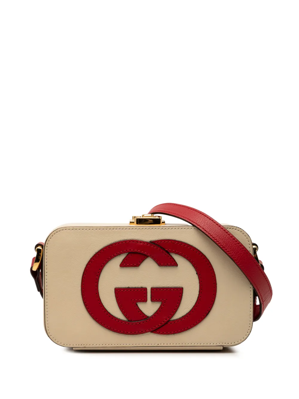 Gucci Pre-Owned 2000-2015 Leather Interlocking G crossbody bag - Marrone