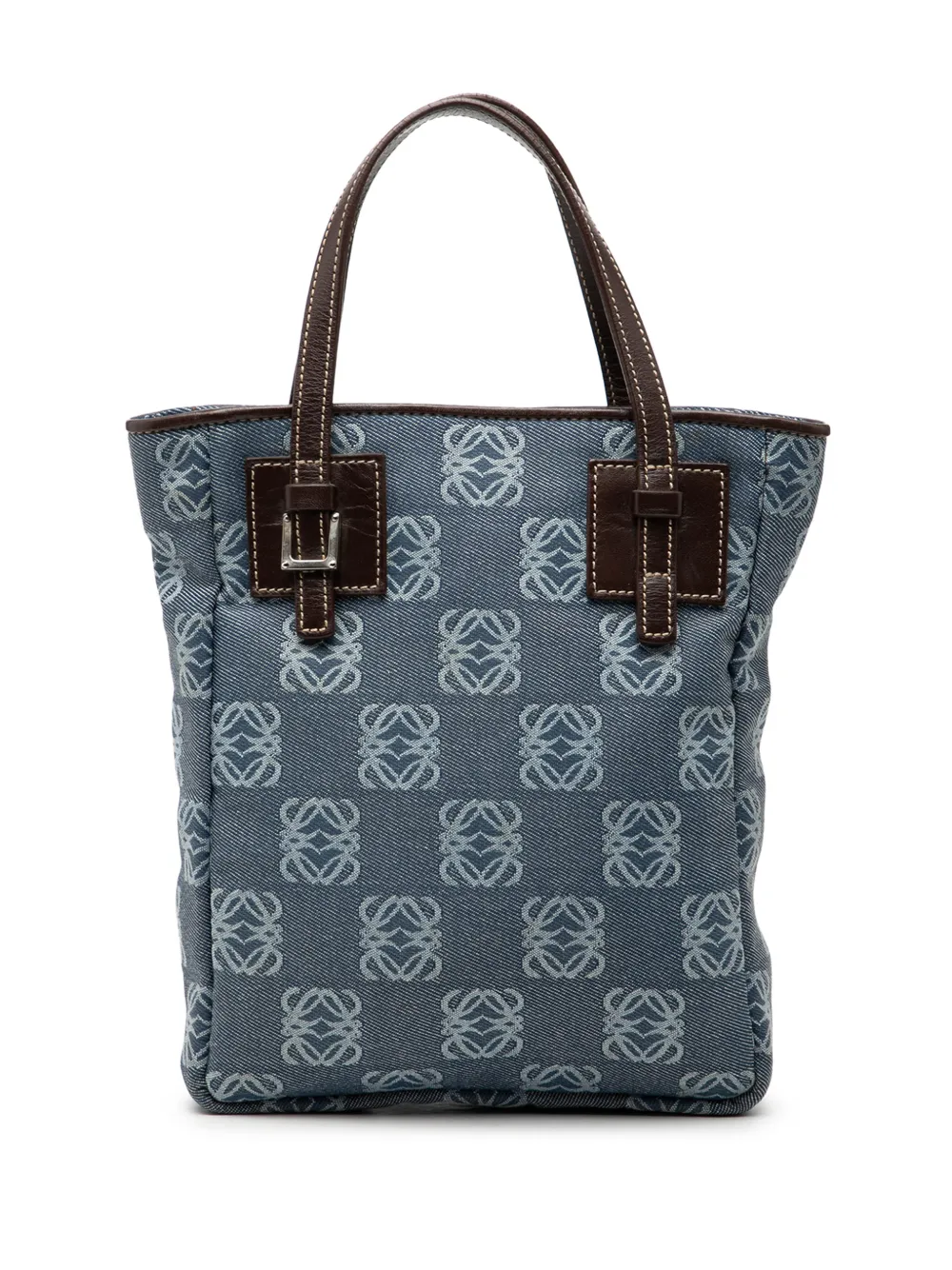 Loewe Pre-Owned 2003 Anagram Denim handbag - Blu