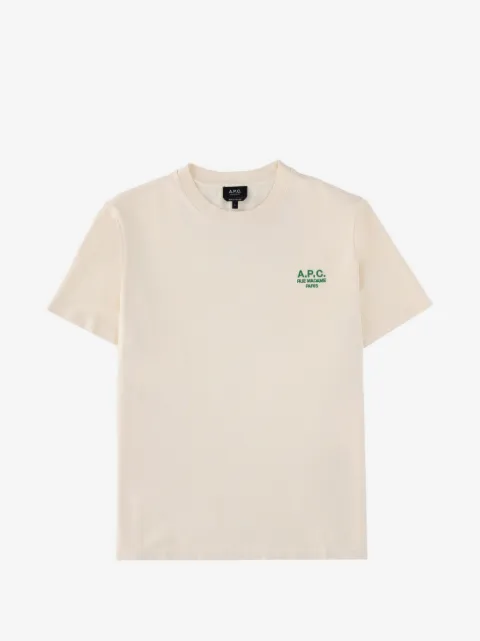 A.P.C. تيشيرت مزين بشعار الماركة