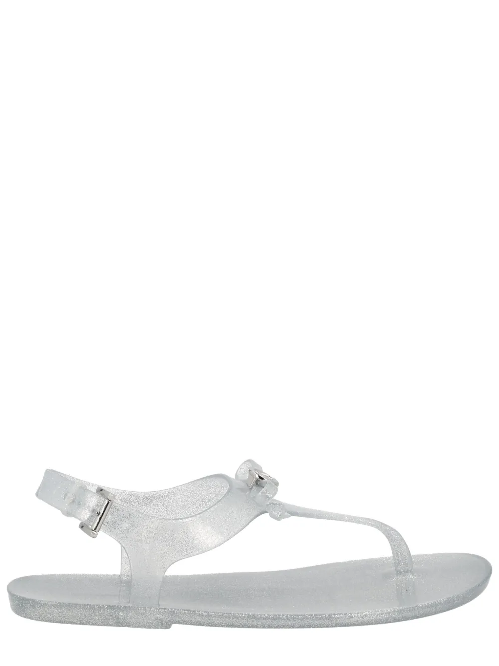 Michael Kors Sandalen met logodetail Zilver