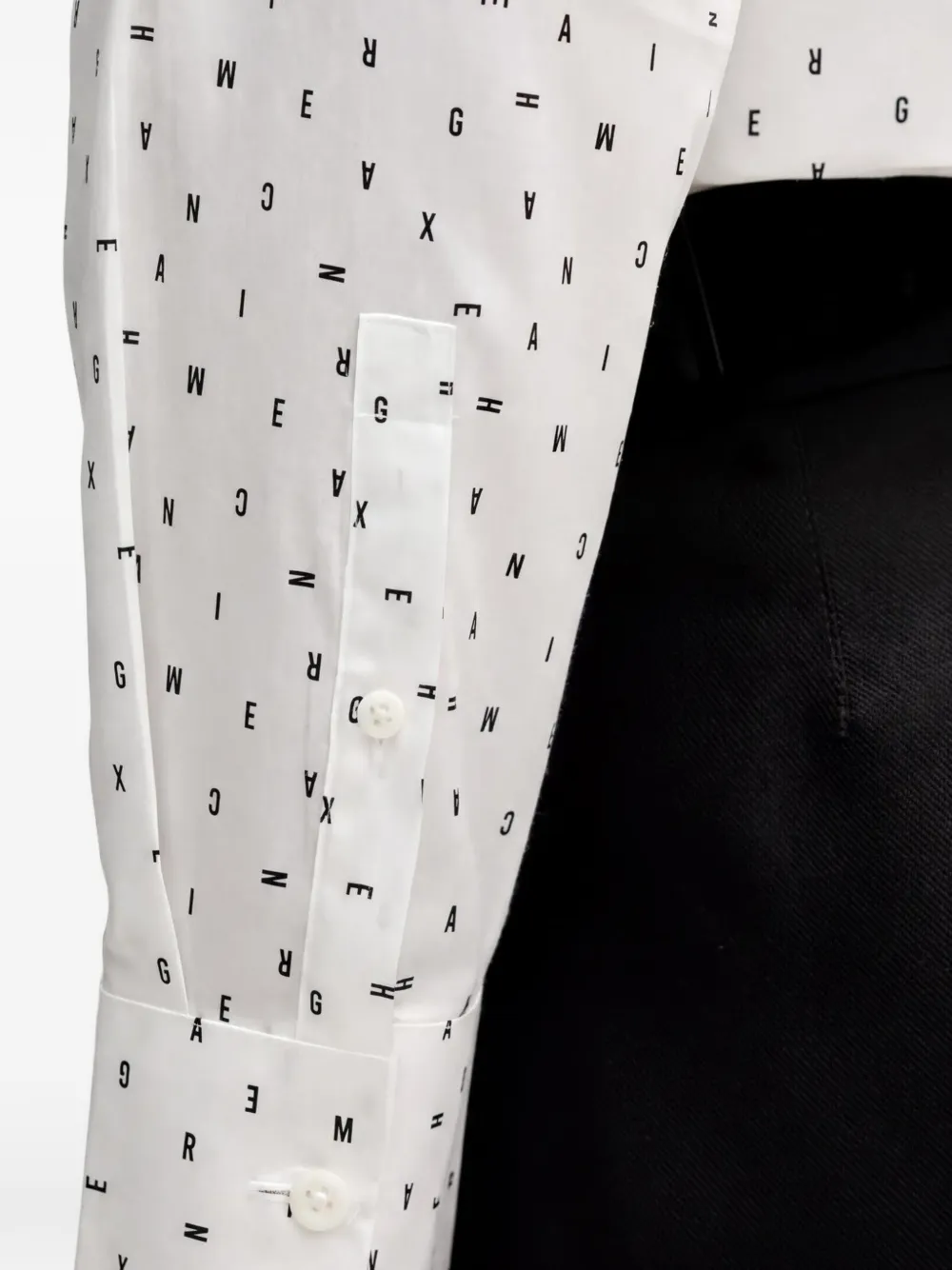 Armani Exchange Overhemd met lange mouwen Wit