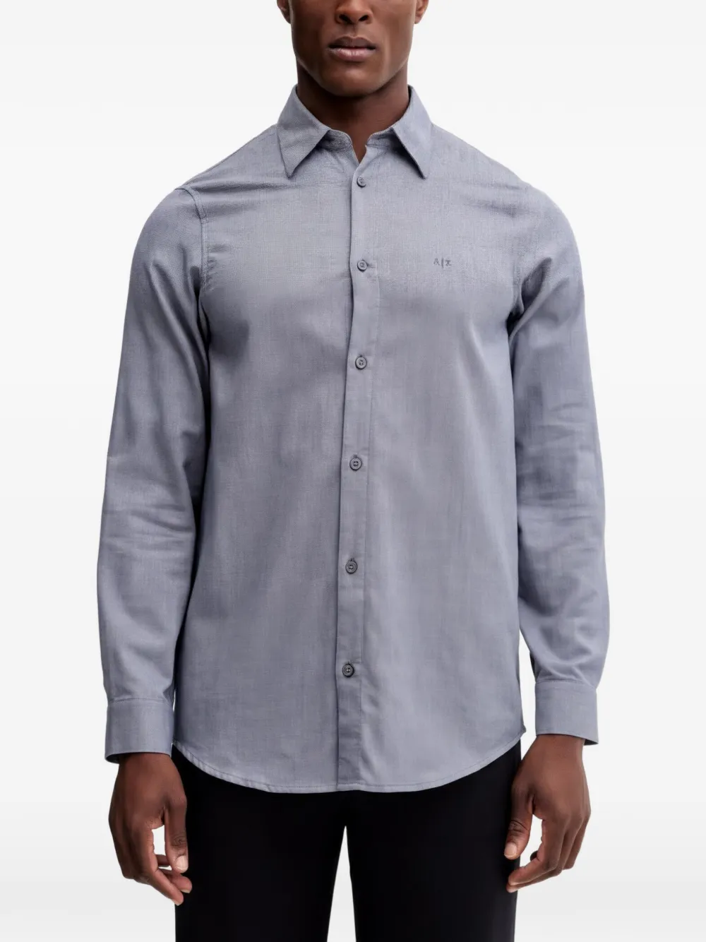 Armani Exchange Camicia con bottoni - Blu