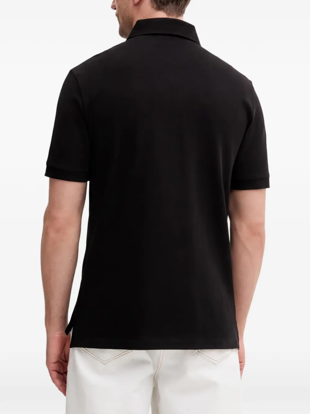 Armani Exchange Poloshirt met logo Zwart