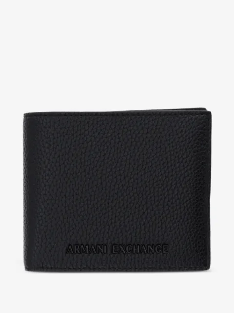 Armani Exchange textured cardholder 