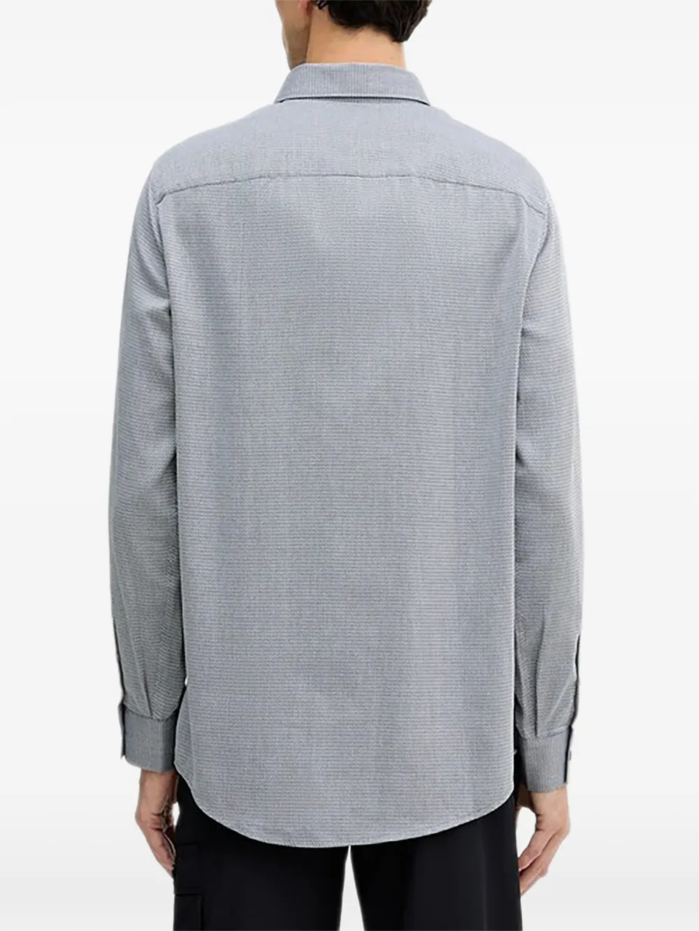 Armani Exchange Overhemd met lange mouwen Grijs