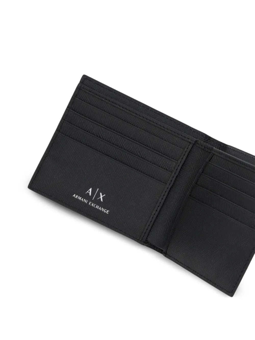 Armani Exchange Portemonnee met logoplakkaat Zwart