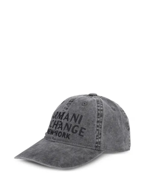 Armani Exchange embroidered baseball cap