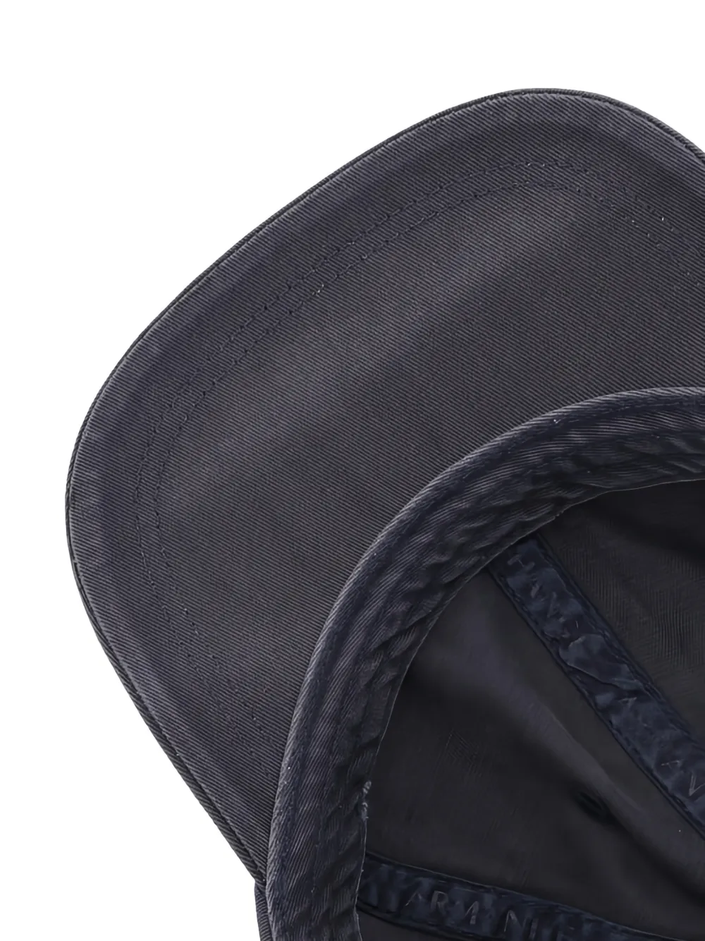 Armani Exchange Honkbalpet met logopatch Blauw
