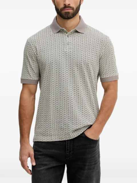 Armani Exchange patterned polo shirt