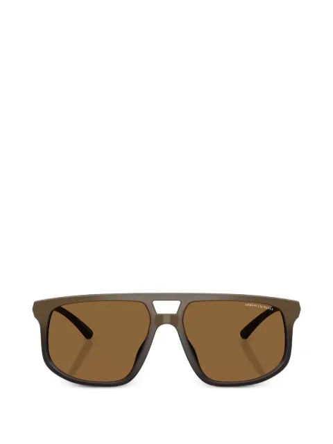 Armani Exchange double-bridge sunglasses