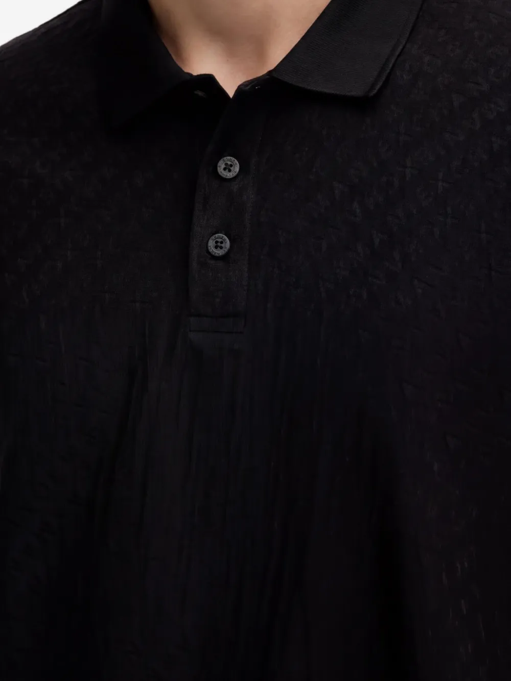 Armani Exchange Poloshirt met korte mouwen Zwart