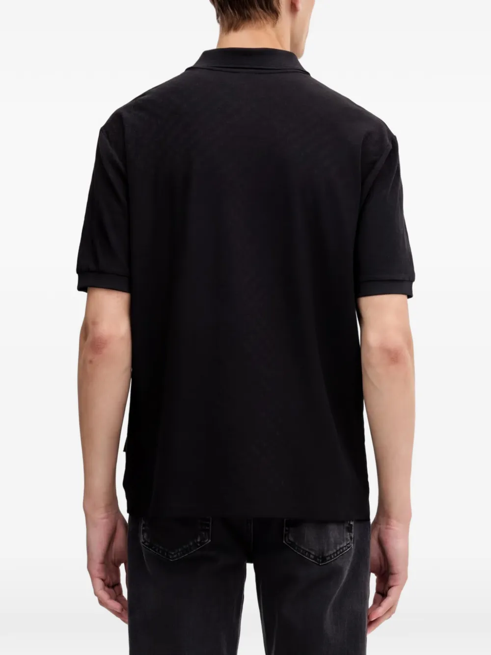 Armani Exchange Poloshirt met korte mouwen Zwart