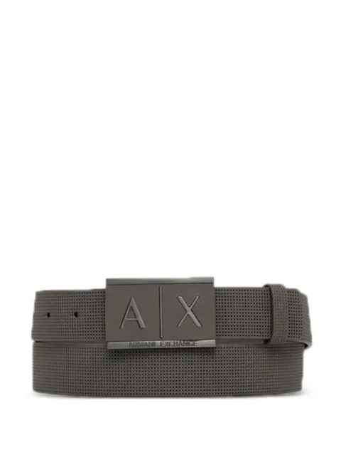 Armani Exchange logo belt