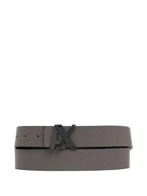 Armani Exchange bälte med logotypspänne