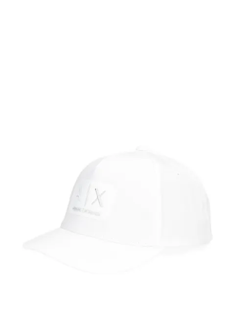 Armani Exchange logo-patch baseball cap