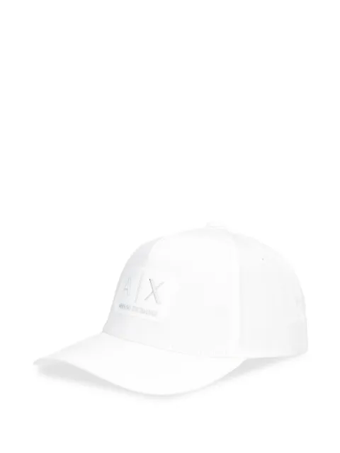 Armani Exchange logo-patch baseball cap
