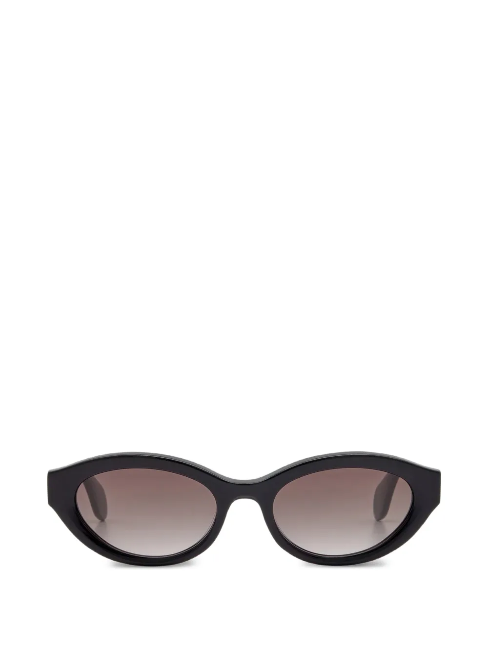 GIGI STUDIOS Mila oval-frame sunglasses - Nero