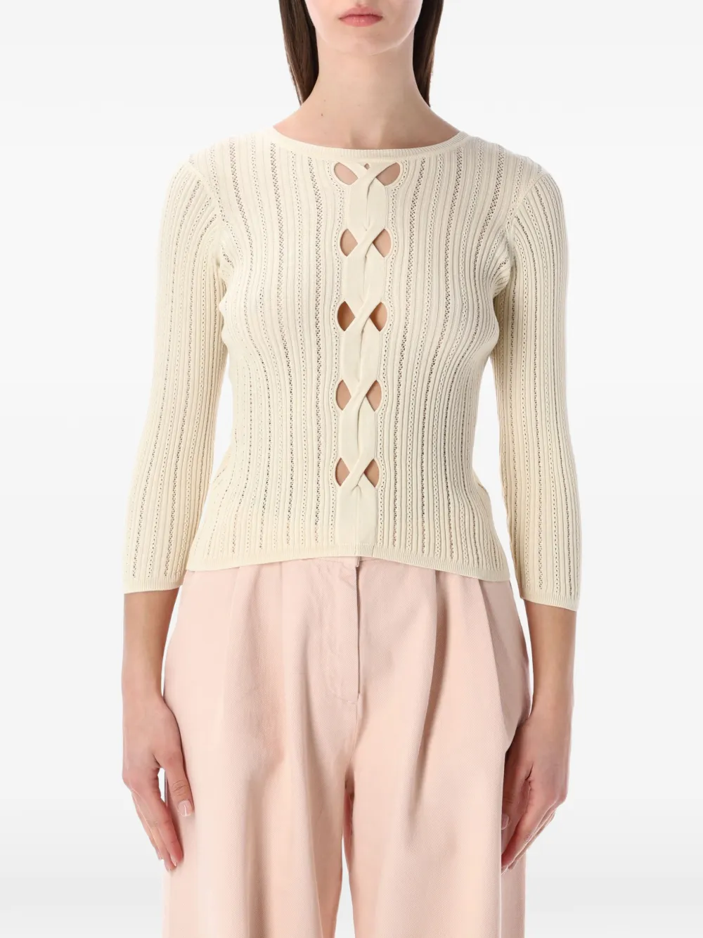 Sessùn Alencar cut-out sweater - Toni neutri
