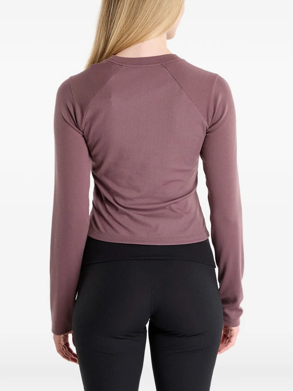 Long-Sleeve Ribbed Top
