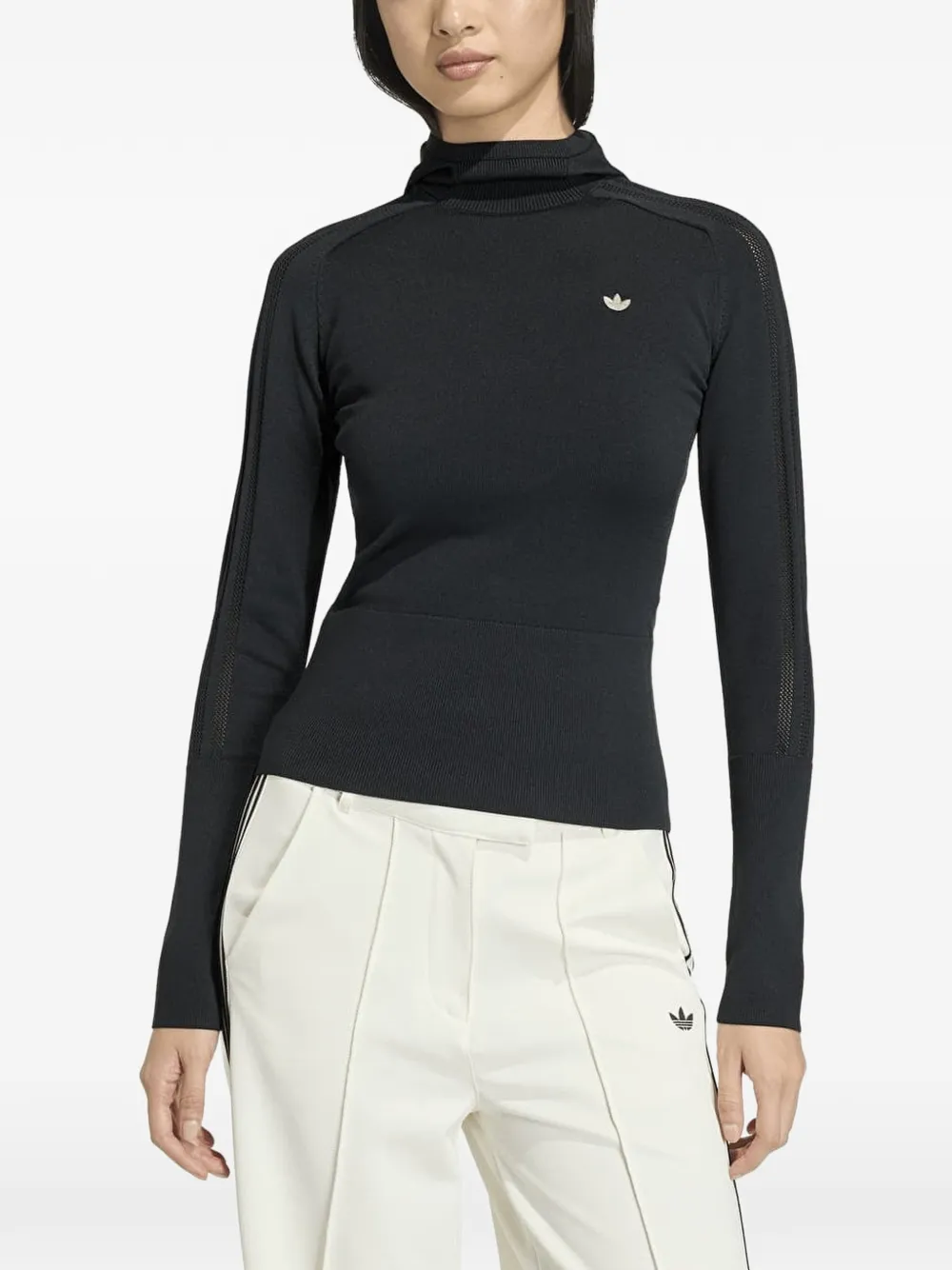 adidas T-shirt met lange mouwen Zwart