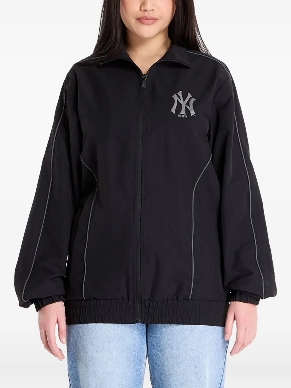 NEW ERA CAP x New York Yankees sweater met ritssluiting Zwart