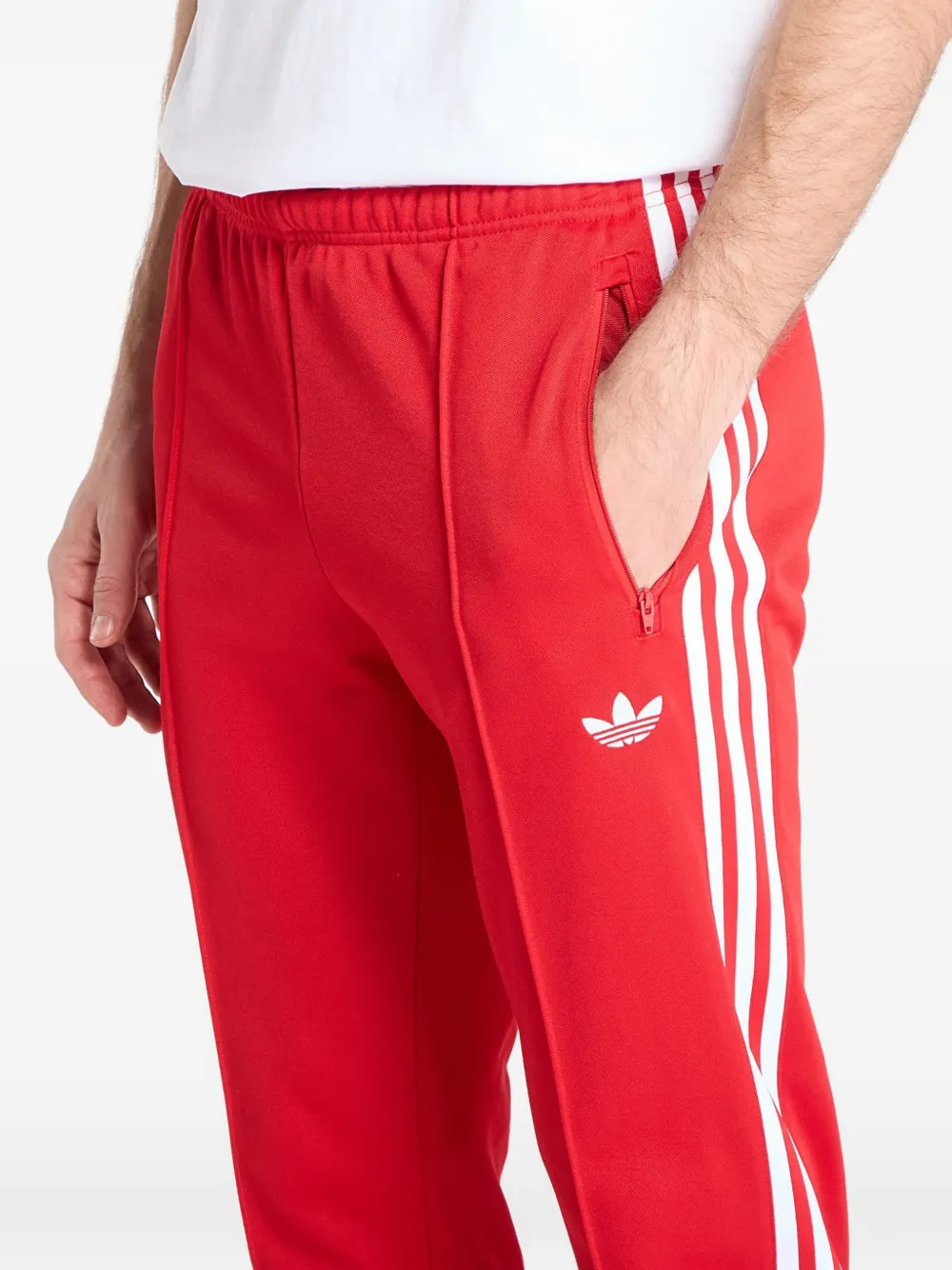 adidas Trainingsbroek met logo-detail Rood