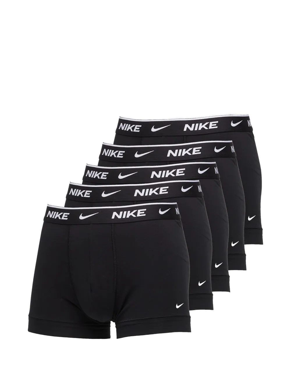 Nike logo-print boxers set (set of five) - Nero