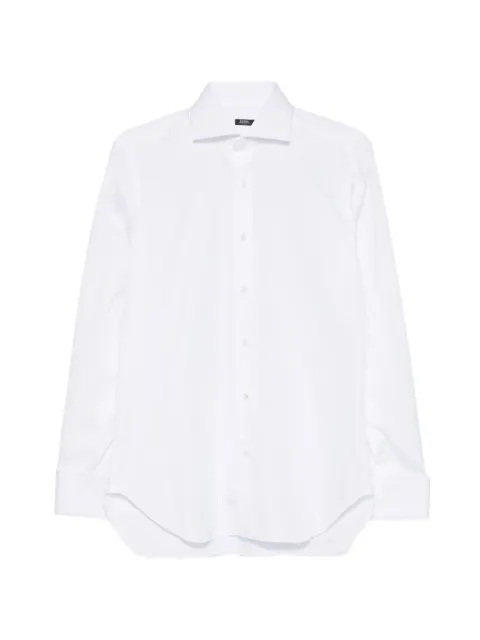 Barba turned cuff shirt
