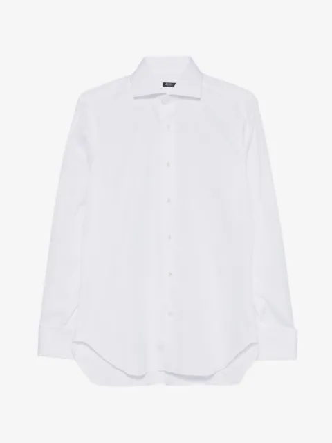 Barba turned cuff shirt