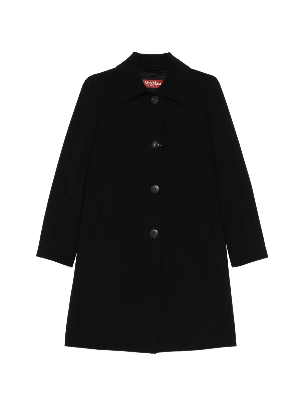 Max Mara tailored knee-length coat - Nero