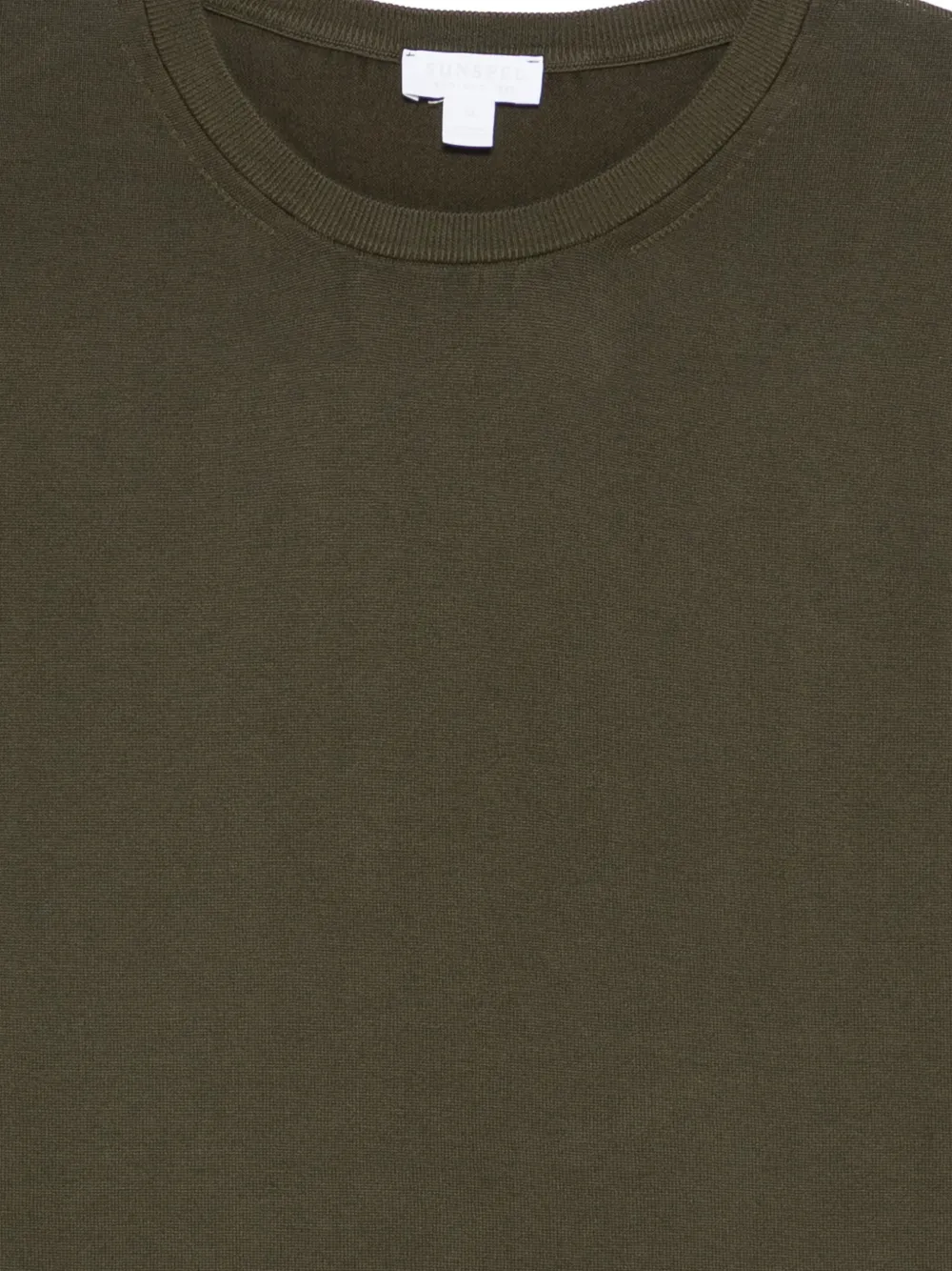 Sunspel T-shirt Groen