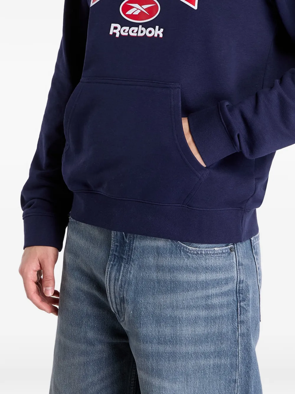 Reebok RBK Collegiate hoodie Blauw