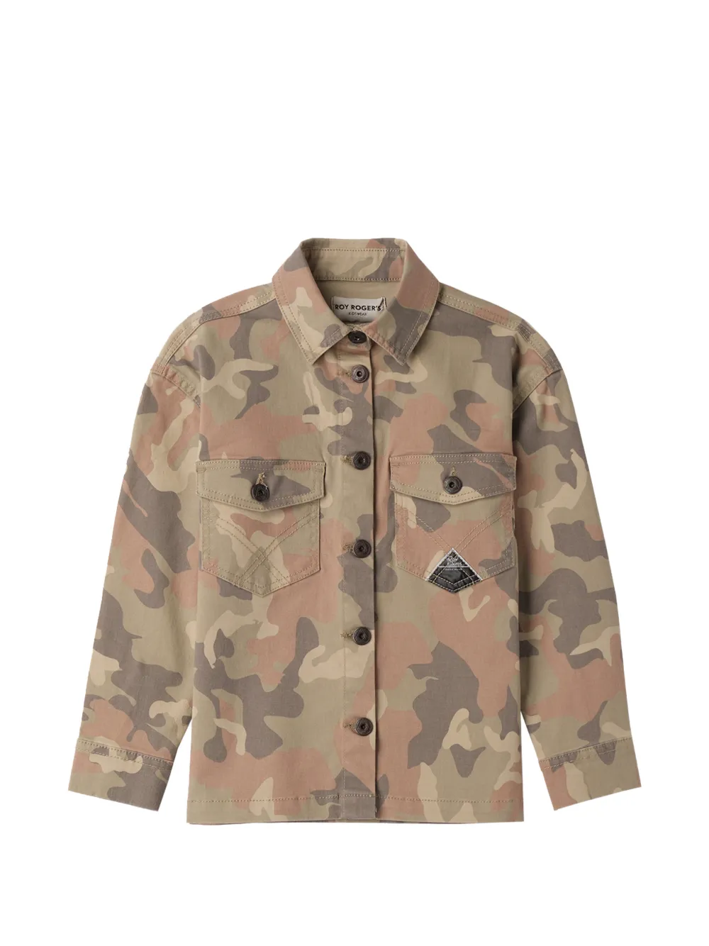 Roy Rogers Kids Jas met camouflageprint Beige