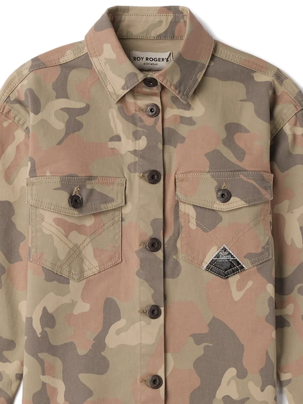 Roy Rogers Kids Jas met camouflageprint Beige