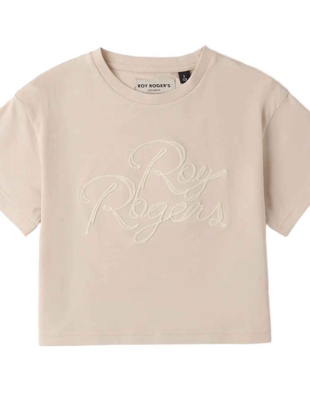  Roy Rogers Kids Embroidered T-shirt - Neutrals 