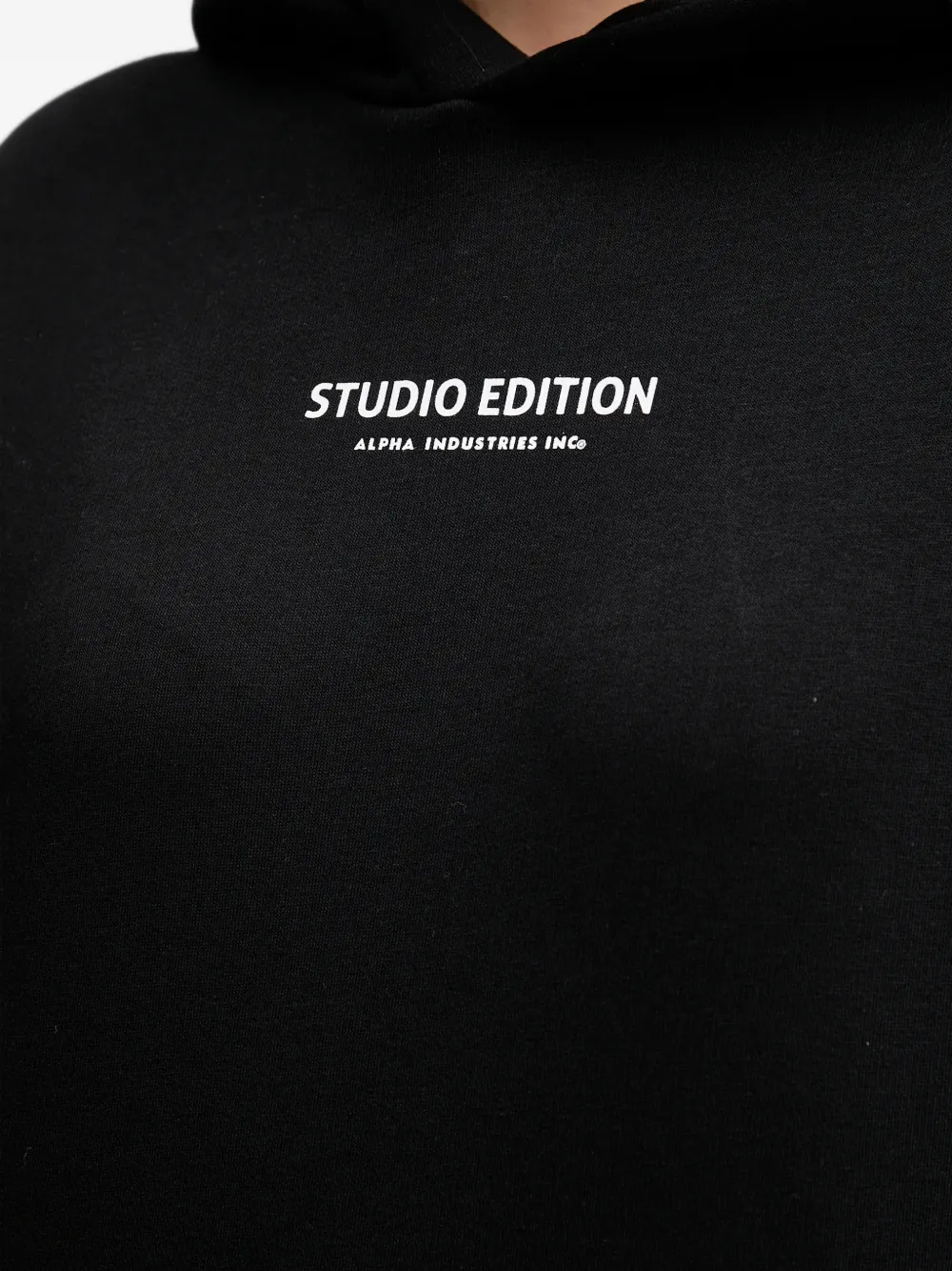 Alpha Industries Studio Edition hoodie Zwart