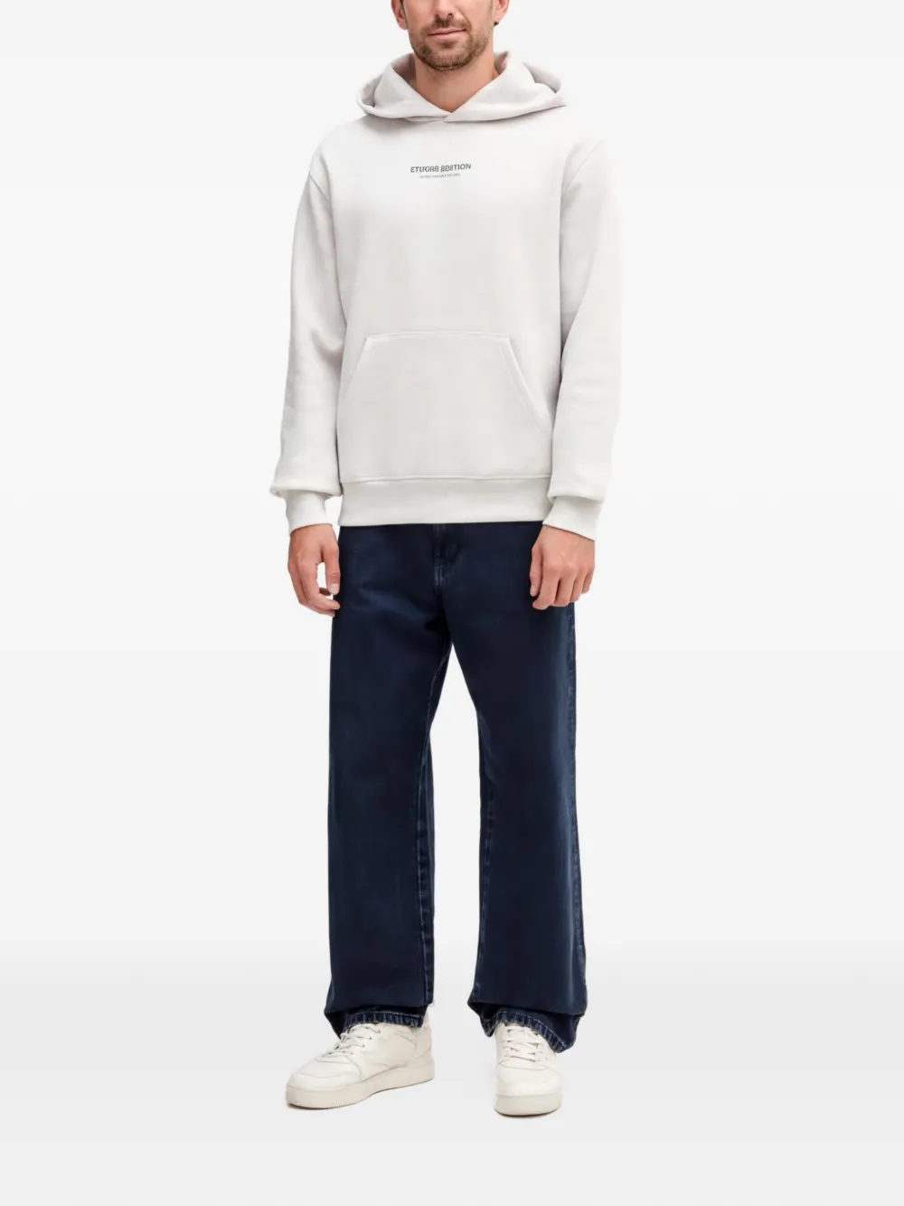 Alpha Industries Hoodie met print Grijs