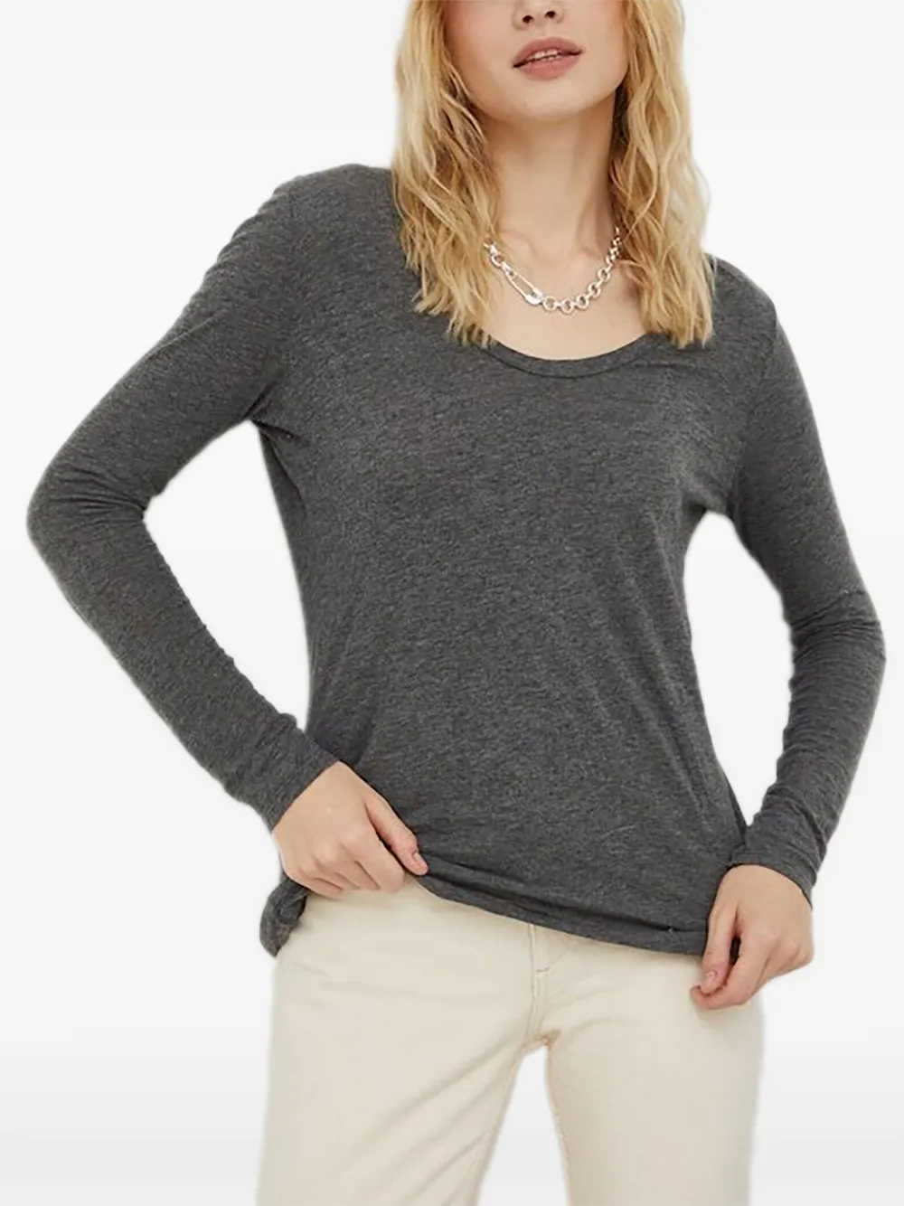 American Vintage long-sleeve T-shirt - Grigio