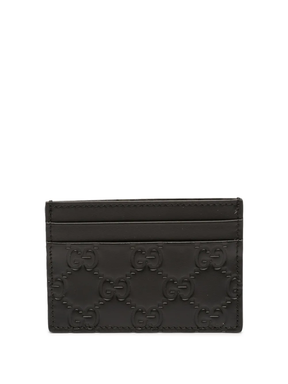 Gucci Pre-Owned 2000-2015 Guccissima card holder - Nero