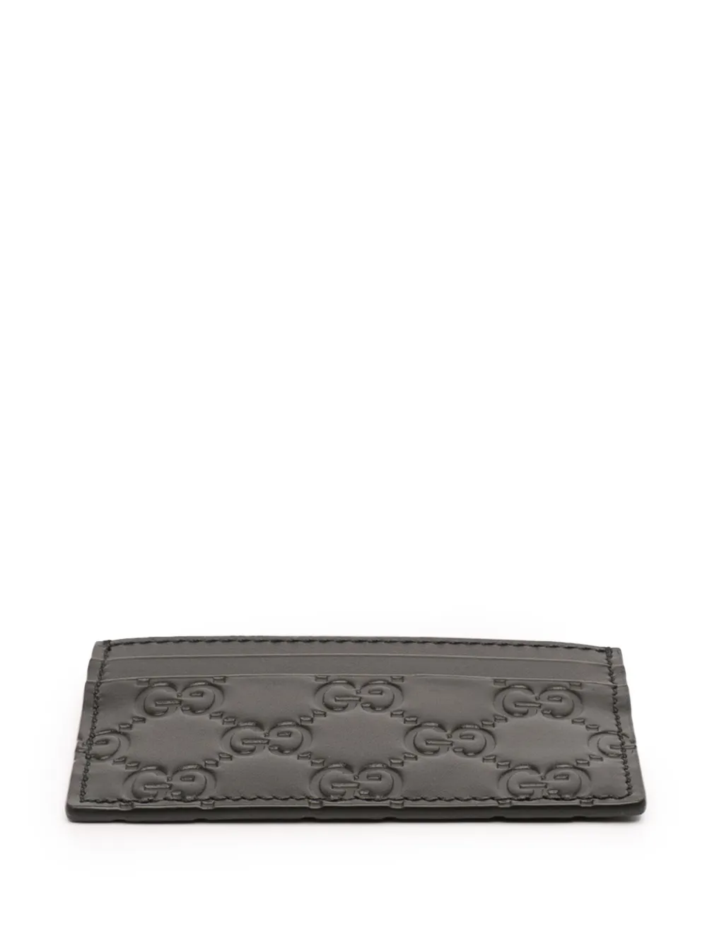 Gucci Pre-owned 2000-2015 Guccissima Card Holder - Black 