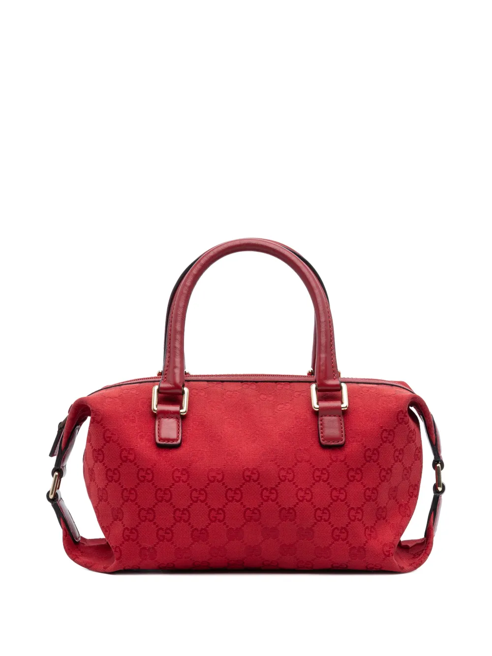 Gucci Pre-Owned 2016-2025 GG Canvas boston bag - Rosso