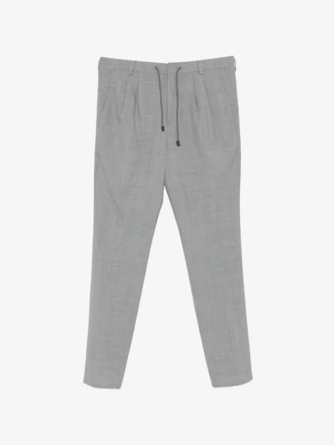 Brunello Cucinelli drawstring pleated trousers