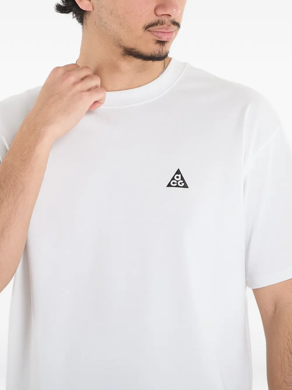 Nike T-shirt met ronde hals Wit