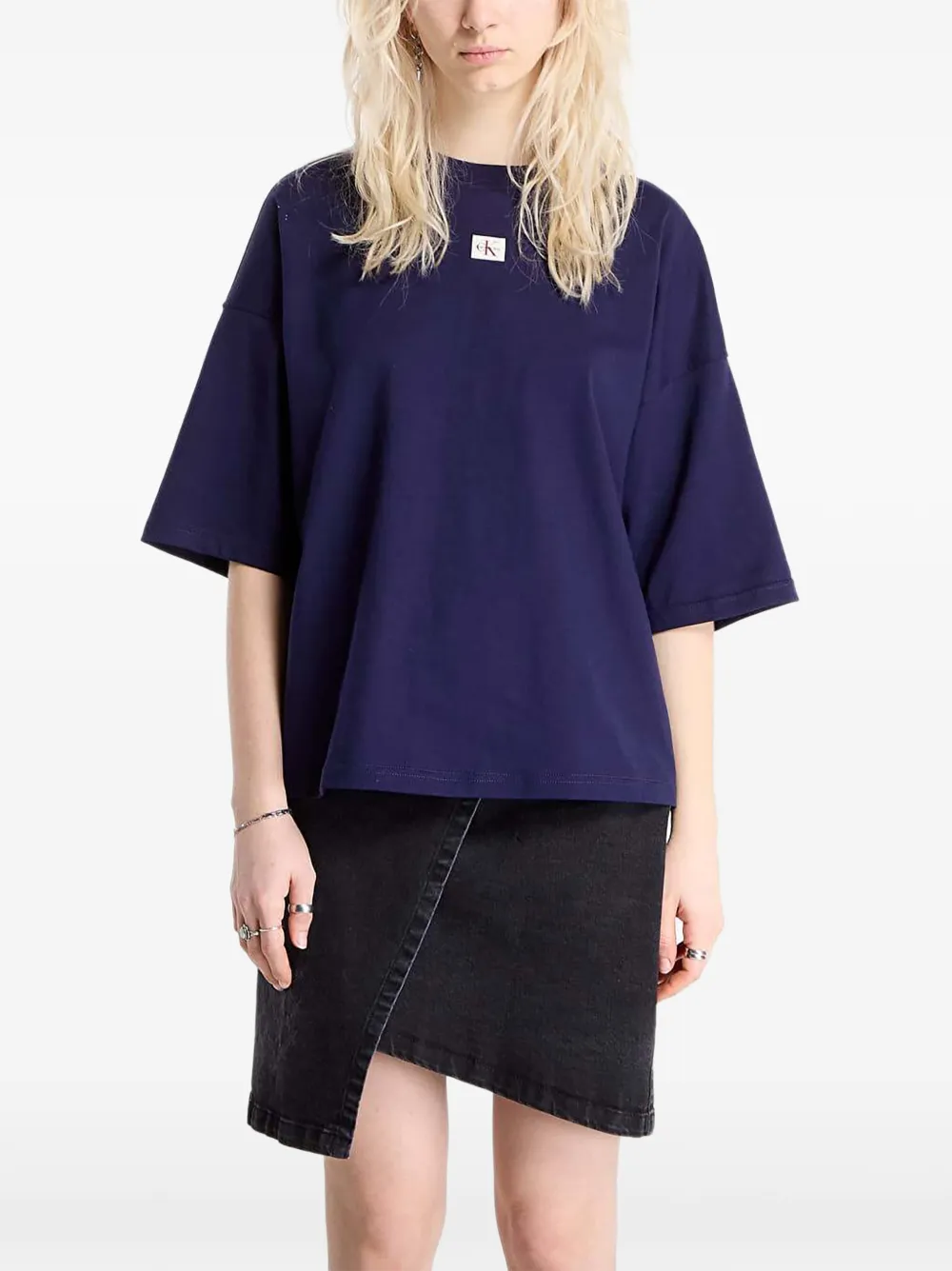 Calvin Klein crew-neck short-sleeve T-shirt - Blu